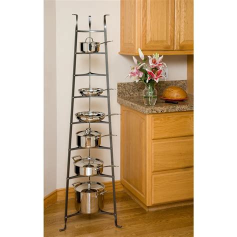 free standing pot rack